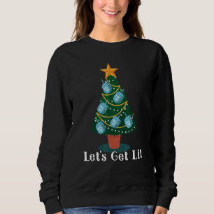 Låt oss Hämta Lit Hanukkah Pajamakah Menorah Nine T Shirt