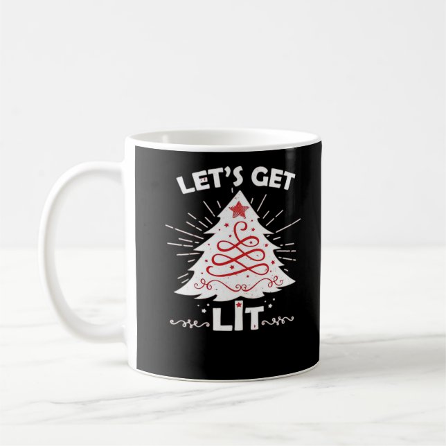 Låt oss Hämta lit - vit Essential Kaffemugg (Vänster)