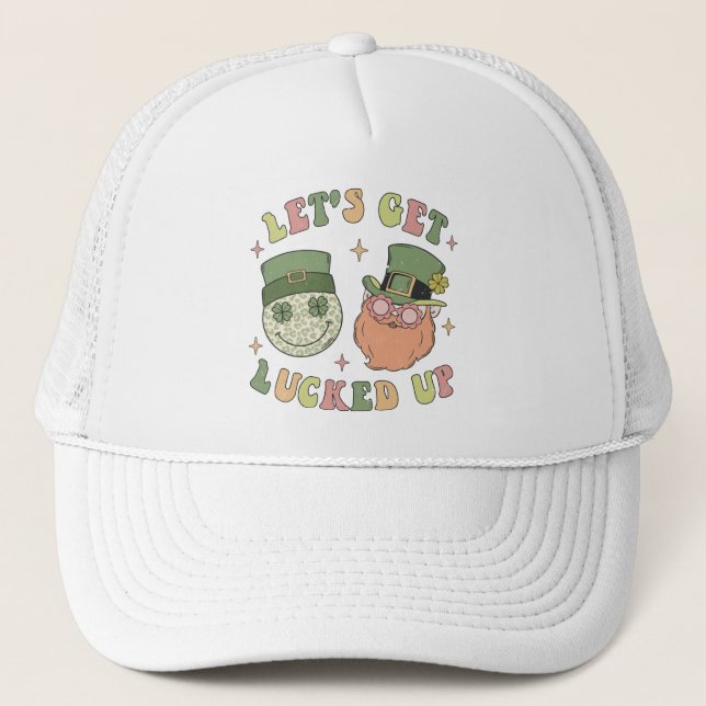 Låt oss Hämta luckad Leprechaun Keps (Framsida)