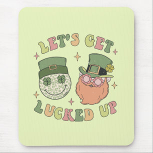 Låt oss Hämta luckad Leprechaun Musmatta
