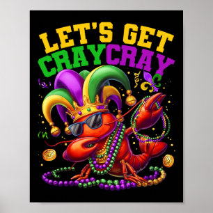 Låt oss Hämta matrisdocka Kräftor Mardi Gras Manar Poster