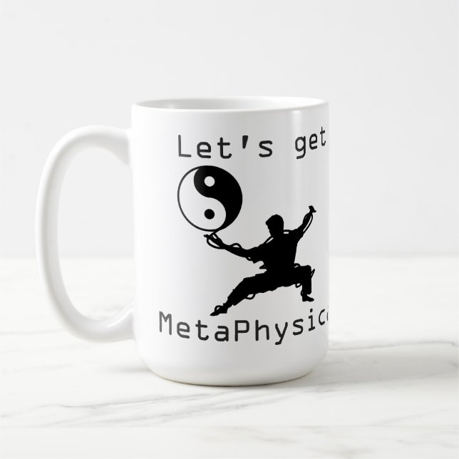 Låt oss hämta metafysisk kaffemugg (Vänster)