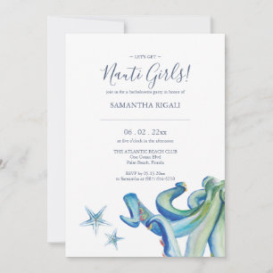 Låt oss Hämta Nauti Bachelorette-gruppinbjudningar Inbjudningar