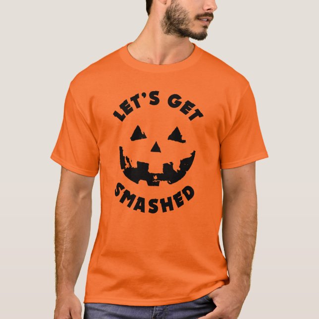 Låt oss Hämta nedsänkt - Halloween-citat T Shirt (Framsida)