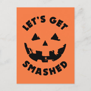 Låt oss Hämta nedsänkt - Halloween-citat Vykort