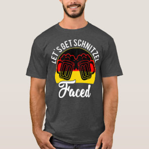 Låt oss Hämta Oktoberfesten med Schnitzel-ansiteri T Shirt