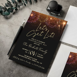 Låt oss Hämta plats | 4 juli Party Inbjudningar