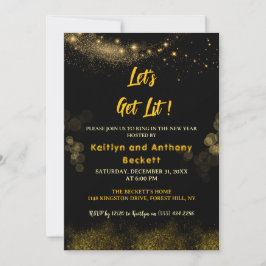 Låt oss Hämta plats | NYÅRSAFTON PARTY Inbjudningar