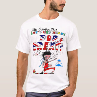 Låt oss Hämta Redo för Brexit T Shirt
