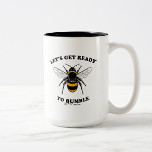 Låt oss Hämta Redo till Bumble Två-Tonad Mugg