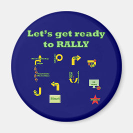 Låt oss Hämta Redo till Rally Magnet