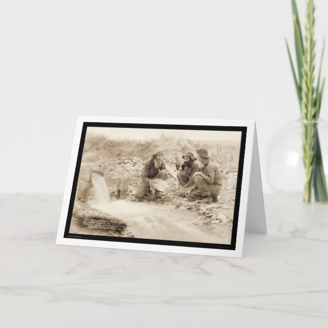 Låt oss Hämta Rik Panning Guld SD 1889 Kort (Framsida)