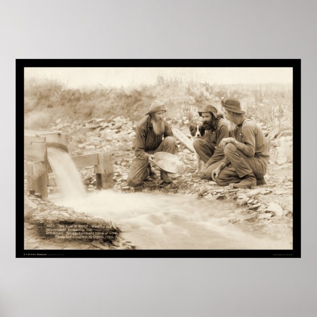 Låt oss Hämta Rik Panning Guld SD 1889 Poster (Framsidan)