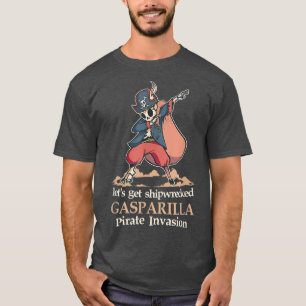Låt oss Hämta skeleton Pirat Gasparilla P T Shirt