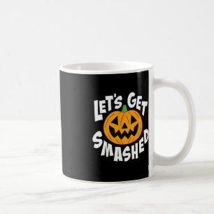 Låt oss Hämta Smile Funny Halloween Pumpkin Smile Kaffemugg