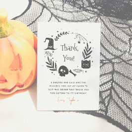 Låt oss Hämta taloky Halloween Birthday-Tacken Tack Kort