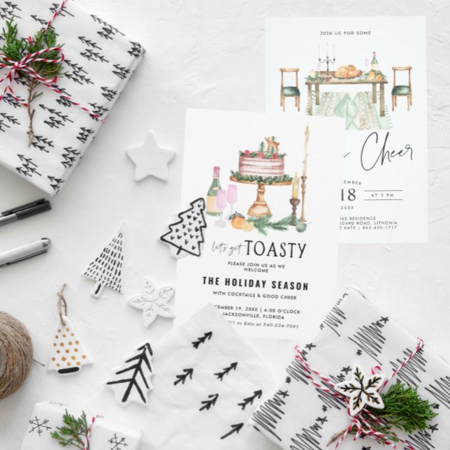 Låt oss Hämta toasty | Inbjudan till Julfest (Skapare uppladdad)