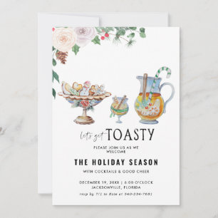 Låt oss Hämta toasty Inbjudan till Julfest