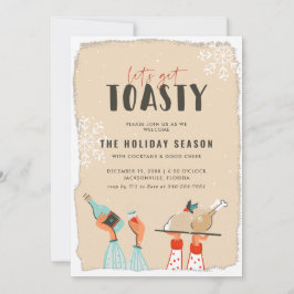 Låt oss Hämta toasty | Inbjudan till Julfest