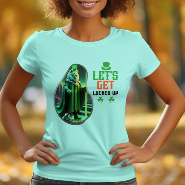 Låt oss Hämta upplåst - Tur och Leprechaunsar T Shirt (Skapare uppladdad)
