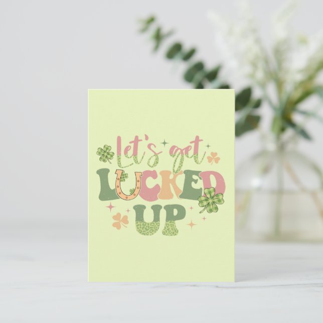 Låt oss Hämta upplåst Vykort (Stående Fram)