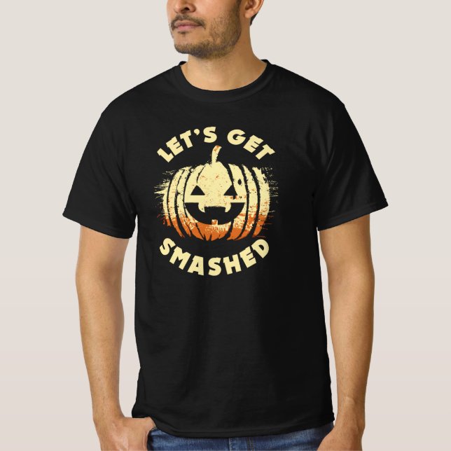 Låt oss Hämta utjämnad | Lustigt Drinking Quote Ha T Shirt (Framsida)