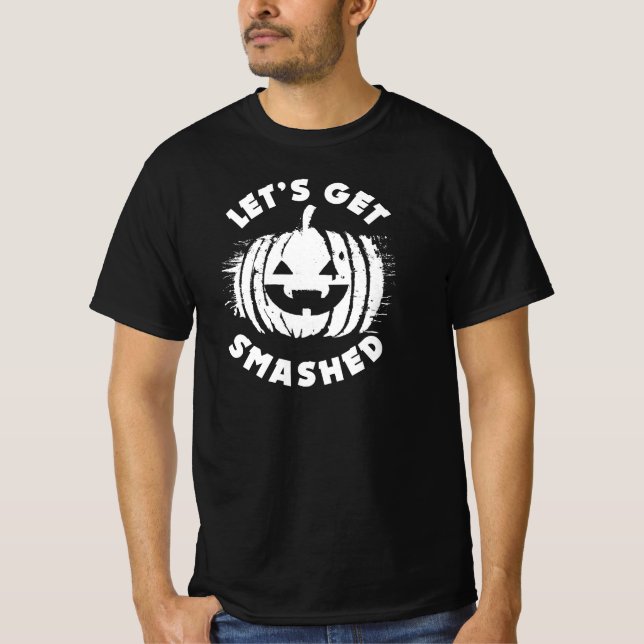 Låt oss Hämta utjämnad | Lustigt Drinking Quote Ha T Shirt (Framsida)