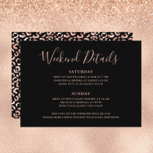 Låt oss Hämta Vild Helg Detail Leopard Bachelorett