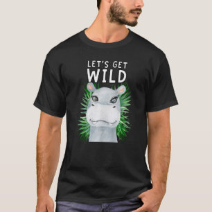 Låt oss Hämta Vild Zoo Animals Safari Party vid dj T Shirt