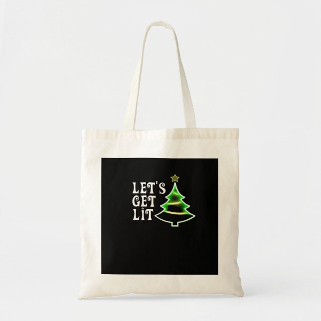 Låt oss Hämta Vuxen Lit Design Lit-stig Jul Essent Tygkasse (Framsidan)