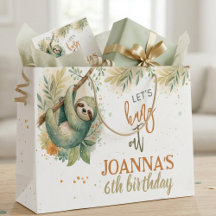 Låt oss hänga slöa barn födelsedag