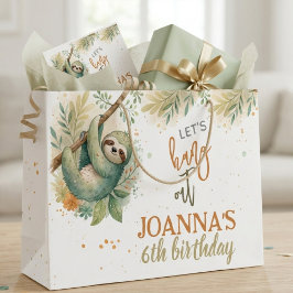 Låt oss hänga slöa barn födelsedag