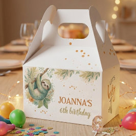 Låt oss hänga slöa barn födelsedag presentaskar