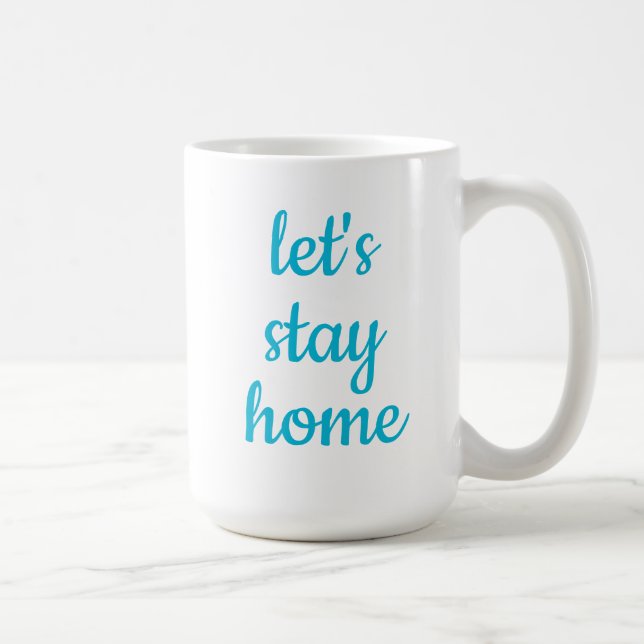 "Låt oss hemma" Kaffe Mugg (Höger)