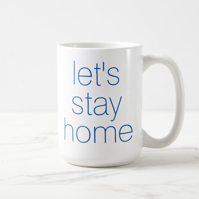 "Låt oss hemma" Kaffe Mugg (Höger)