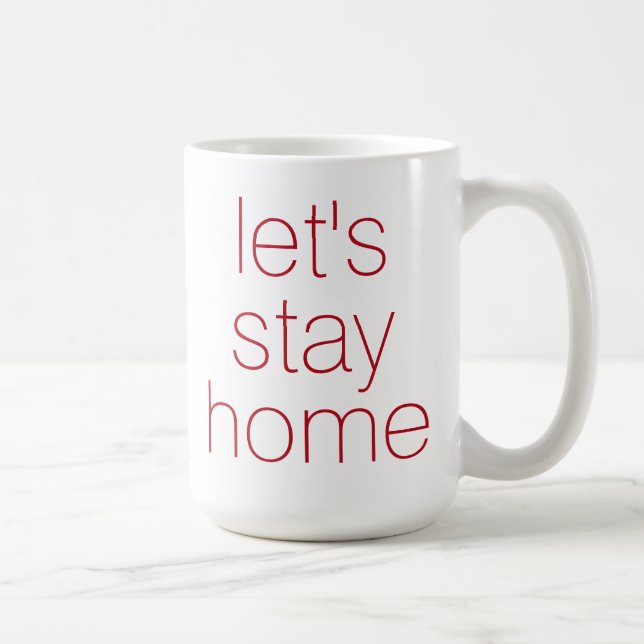 "Låt oss hemma" Kaffe Mugg (Höger)
