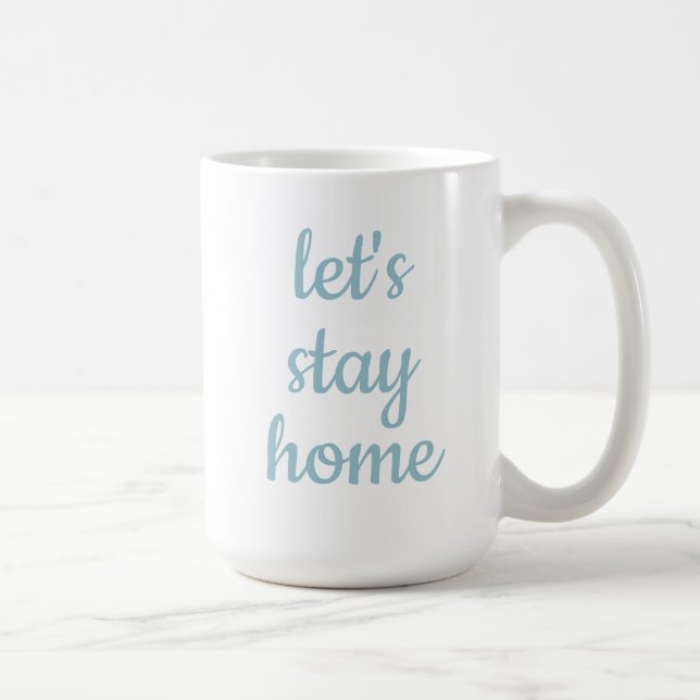 "Låt oss hemma" Kaffe Mugg (Höger)