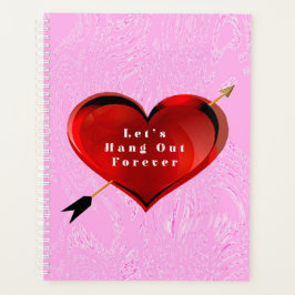 Låt oss Hjärta på Rosa Ice Spiral bärbar dator