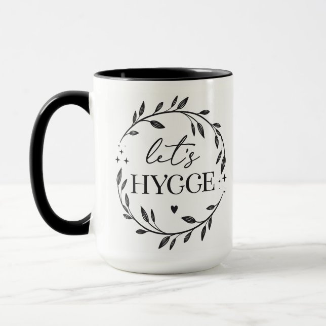 Låt oss Hygge-kaffe Mugg (Vänster)