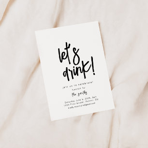 Låt oss inbjudan till Drink Party-grupp
