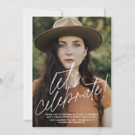 Låt oss inbjudan till enkel Studentfest