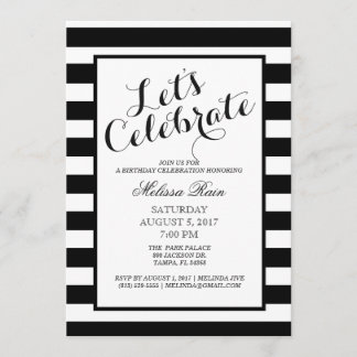 Låt oss inbjudan till firande av födelsedag