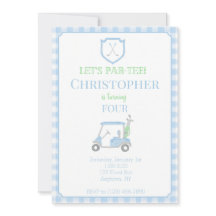 Låt oss inbjudan till Par-Tee Barns födelsedag