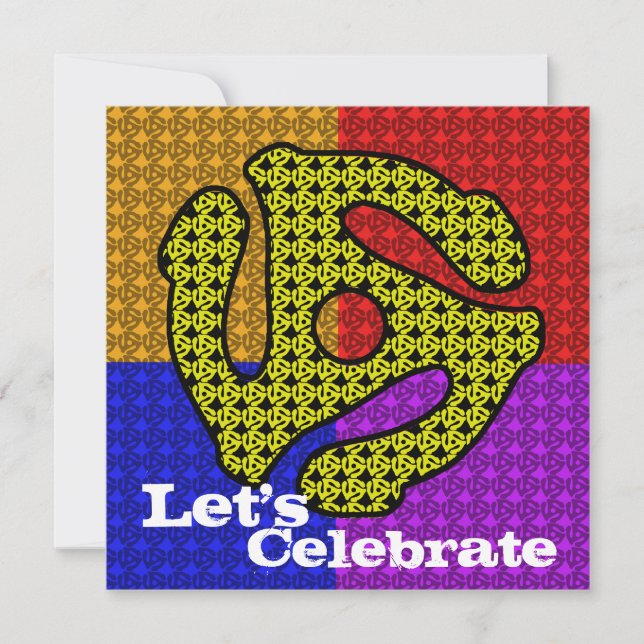 Låt oss inspelning med inbjudan 45 RPM (Framsida)