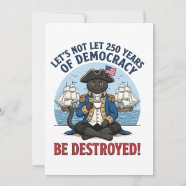 Låt oss inte låta 250 år av demokrati 4 juli tack kort