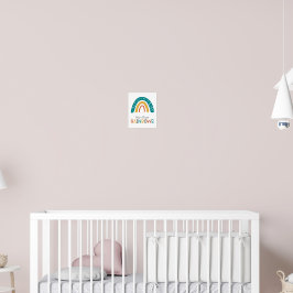 Låt oss jaga regnbågar Nursery Wall Art Poster