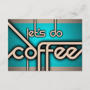 låt oss kaffe! inbjudningar