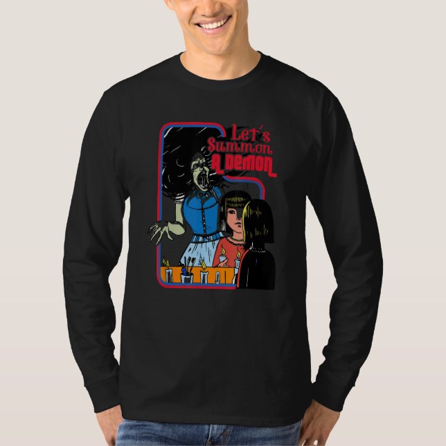 låt oss kalla en demon shirt grunge goth Satan emo T (Framsida)