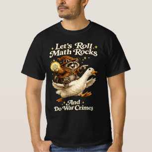 Låt oss kasta matematiska stenar och göra krig, tv t shirt
