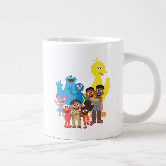 Låt oss Kom tillsammans Jumbo Mugg (Höger)